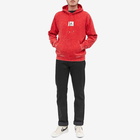 Air Jordan Men's Washed Fleece Popover Hoody in Fire Red