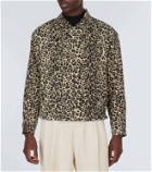 Visvim Redsun leopard-print silk jacket