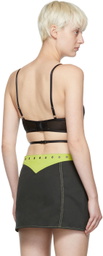 DIDU Black Polyester Bra