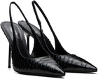 Paris Texas Black Lidia Slingback 105 Heels