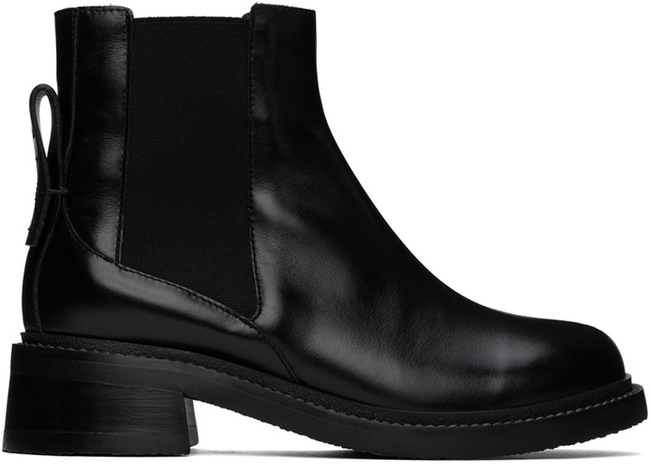 Photo: See by Chloé Black Bonni Chelsea Boots