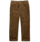 Chimala - Wide-Leg Cotton-Corduroy Trousers - Men - Tan