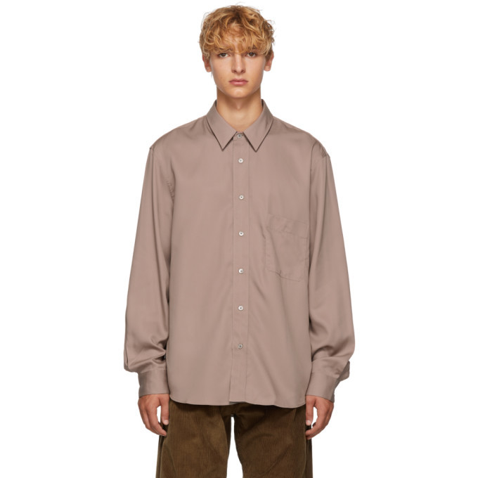 Lemaire Pink Straight Collar Shirt Lemaire