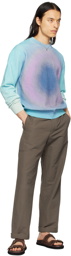 Paul Smith Blue & Purple Glow Polka Sweater