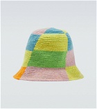 The Elder Statesman - Crochet cashmere bucket hat