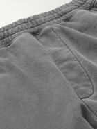 Carhartt WIP - Arling Wide-Leg Garment-Dyed Cotton-Jersey Sweatpants - Gray