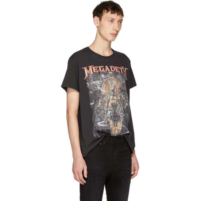 R13 Grey Megadeth T Shirt R13