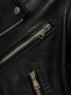 BALMAIN Leather Biker Jacket