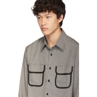 Daniel W. Fletcher Black and White Houndstooth Shirt