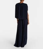 Max Mara High-rise cady wide-leg pants