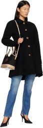 Versace Black & Beige Rivière Small Canvas Tote