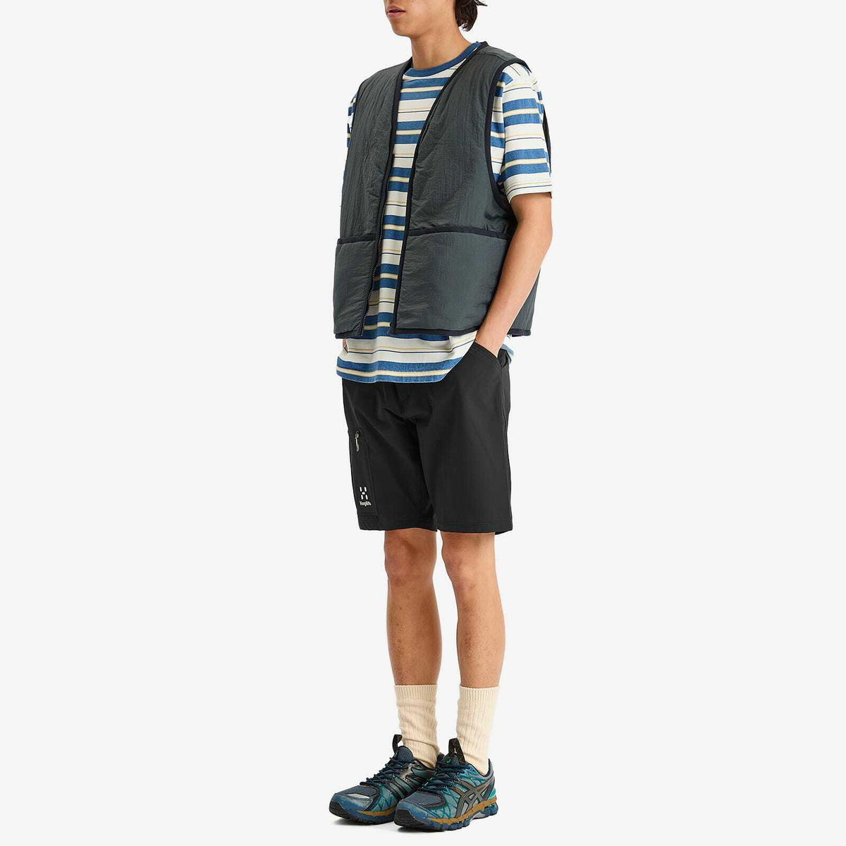 Haglöfs Men's Lizard Softshell Shorts in True Black
