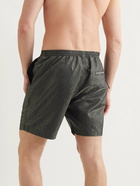 True Tribe - Neat Steve Mid-Length Printed ECONYL Jacquard Swim Shorts - Brown