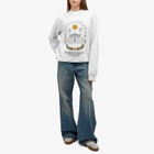 Casablanca Women's Embroidered Sweatshirt in Le Temple Du Sport
