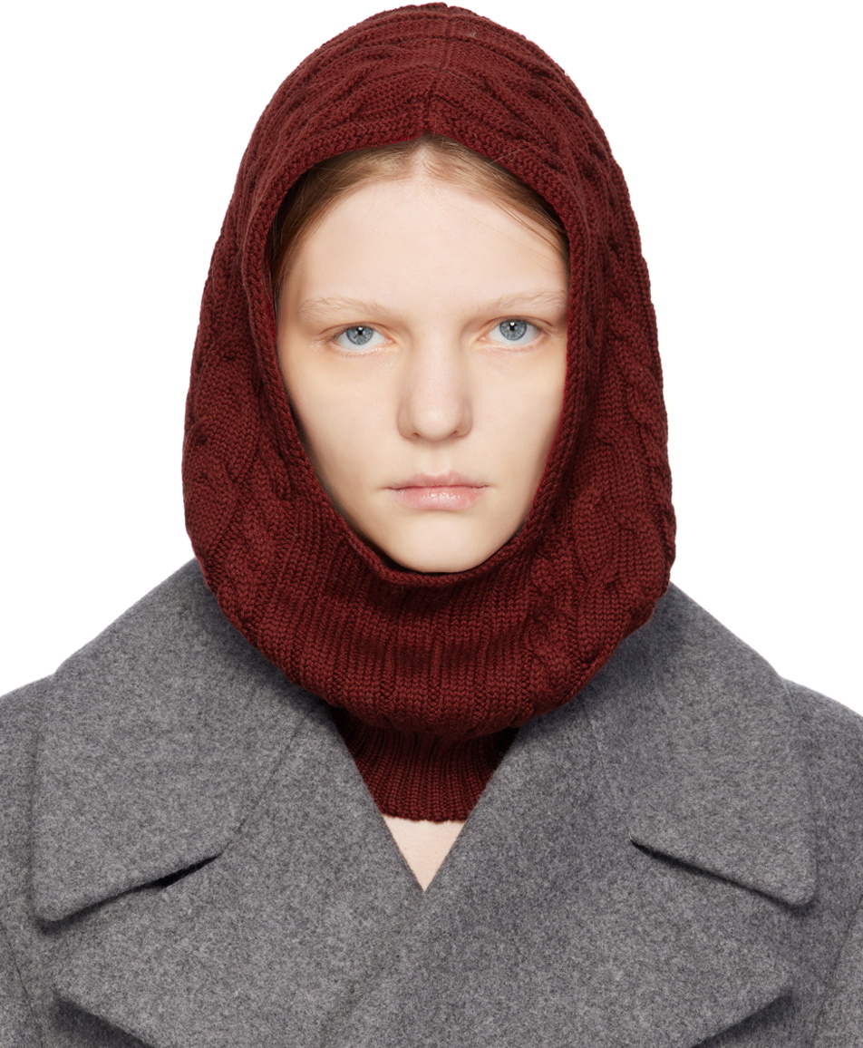 Max Mara Leisure Red Baruffa Balaclava Max Mara Leisure