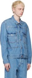 Calvin Klein Blue Utility Denim Jacket