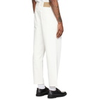 Hugo White Relaxed-Tapered-Fit Jeans