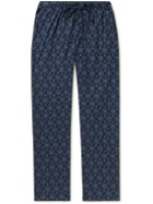 Hanro - Night and Day Printed Cotton-Jersey Pyjama Trousers - Blue