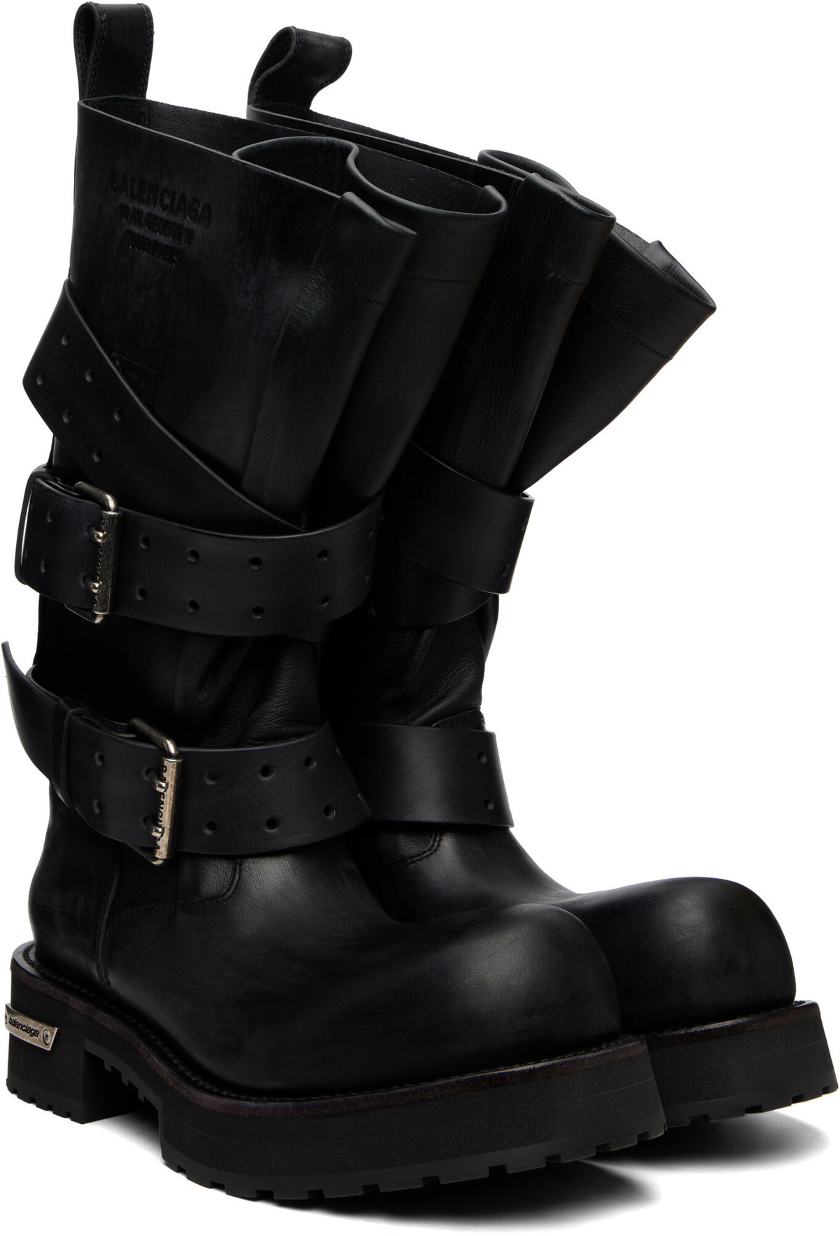 Balenciaga Black Venom High Boots