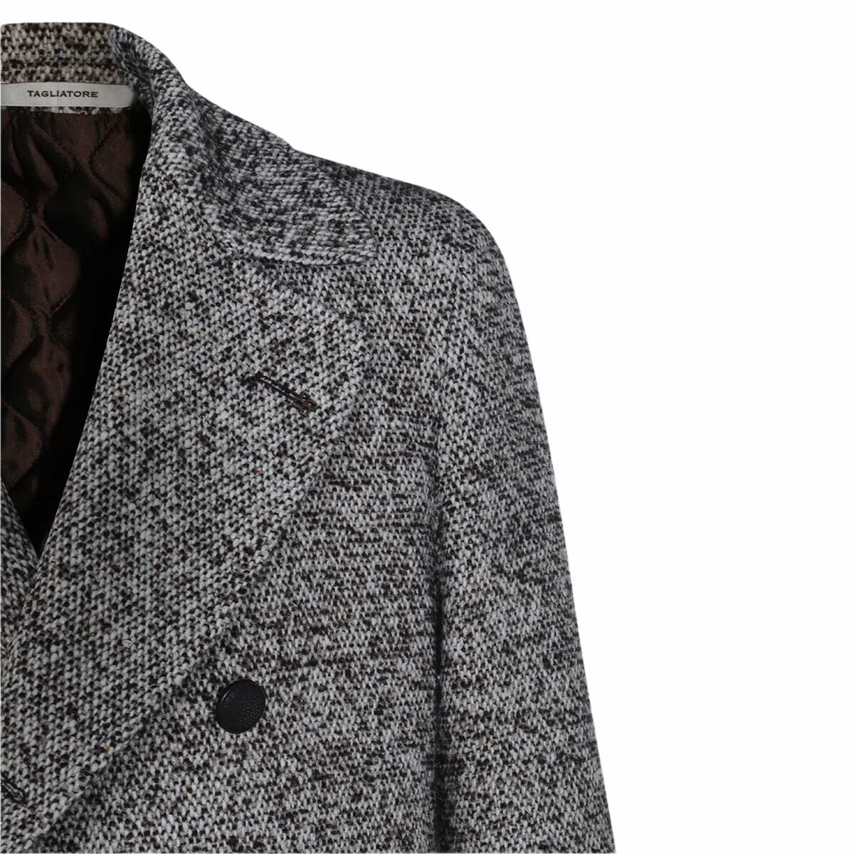 Tagliatore Grey Arden Wool Coat