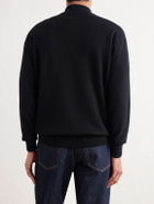 William Lockie - Wool Half-Zip Sweater - Black