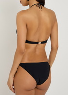 Nounou Elfie Scoop-neck Bikini top Black