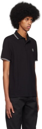 Stone Island Black Slim-Fit Polo