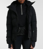 Moncler Grenoble Guyane hooded down ski jacket