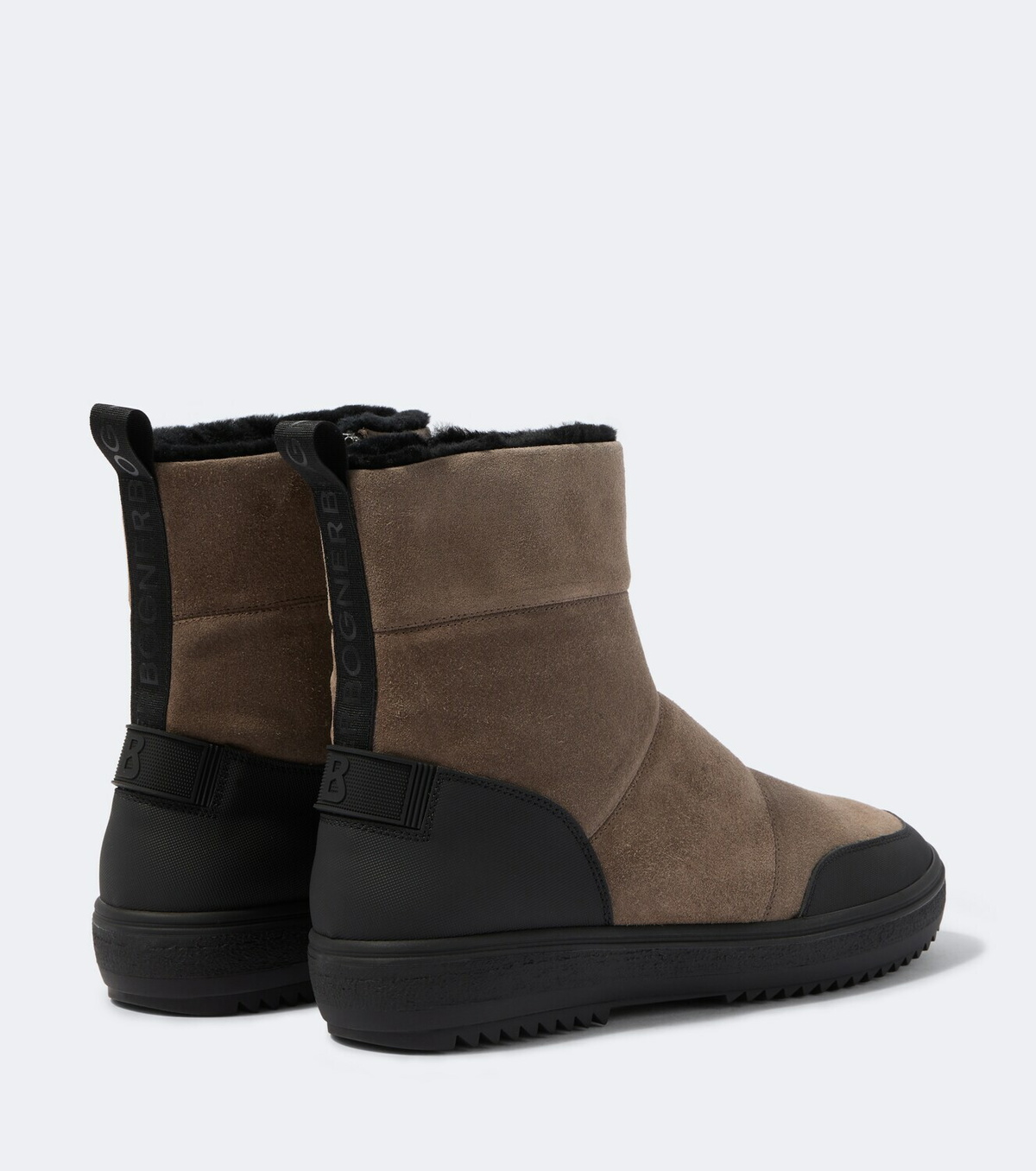 Bogner Shearling-lined suede ankle boots
