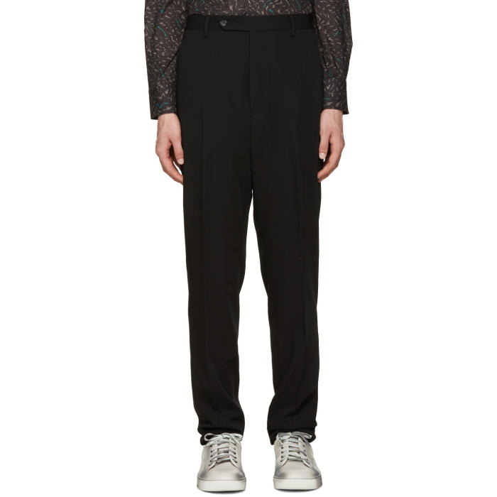 Photo: Lanvin Black Wool Trousers