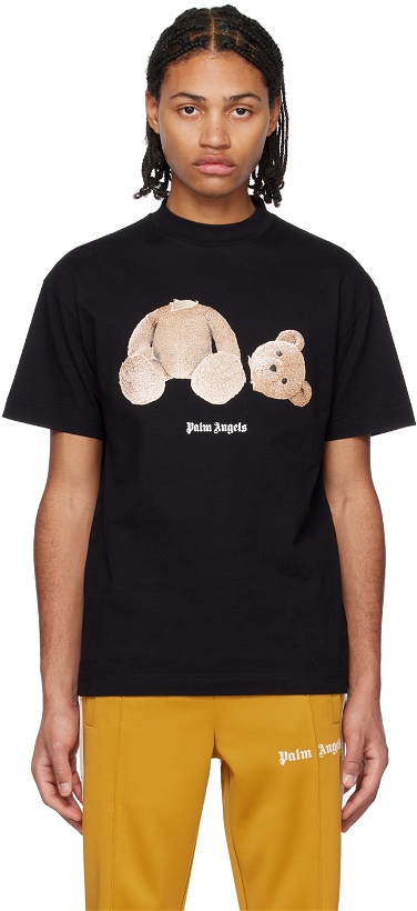 Photo: Palm Angels Black PA Bear T-Shirt
