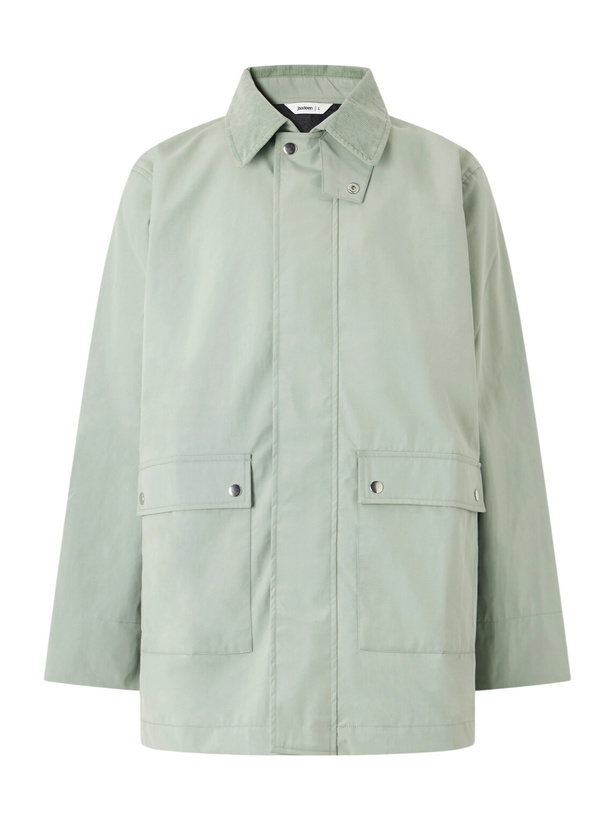 Photo: 3sixteen - Country Corduroy-Trimmed Shell Jacket - Green