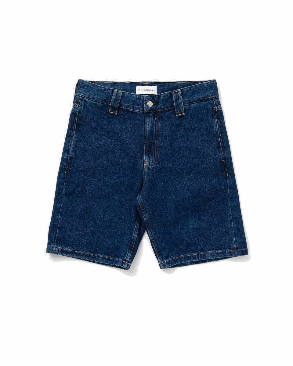 Photo: Calvin Klein Jeans Tailored Denim Short Blue - Mens - Casual Shorts
