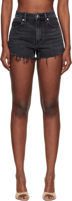 Photo: Alexander Wang Black Denim Bite Shorts