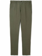 Altea - Dumbo Straight-Leg Cotton-Blend Gabardine Trousers - Green