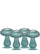 JOHANNA ORTIZ - Set Of 4 Glass Candle Holders