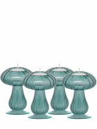 JOHANNA ORTIZ - Set Of 4 Glass Candle Holders