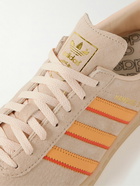 adidas Originals - Hamburg 24 Leather-Trimmed Suede Sneakers - Neutrals