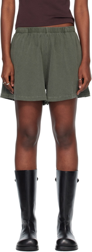 Photo: OUR LEGACY Khaki Gored Shorts