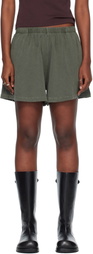 OUR LEGACY Khaki Gored Shorts