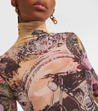 Acne Studios Printed turtleneck top