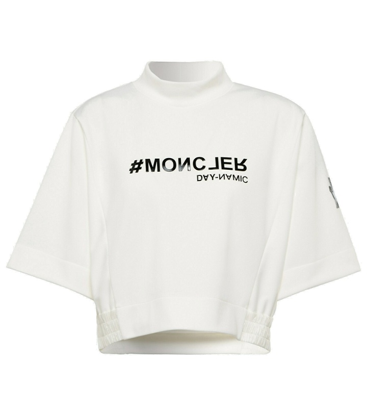 Photo: Moncler Grenoble - Printed cropped T-shirt