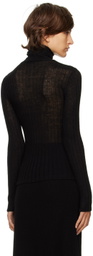 Max Mara Leisure Black Vata Turtleneck