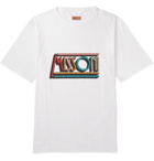 Missoni - Logo-Print Cotton-Jersey T-Shirt - Men - White
