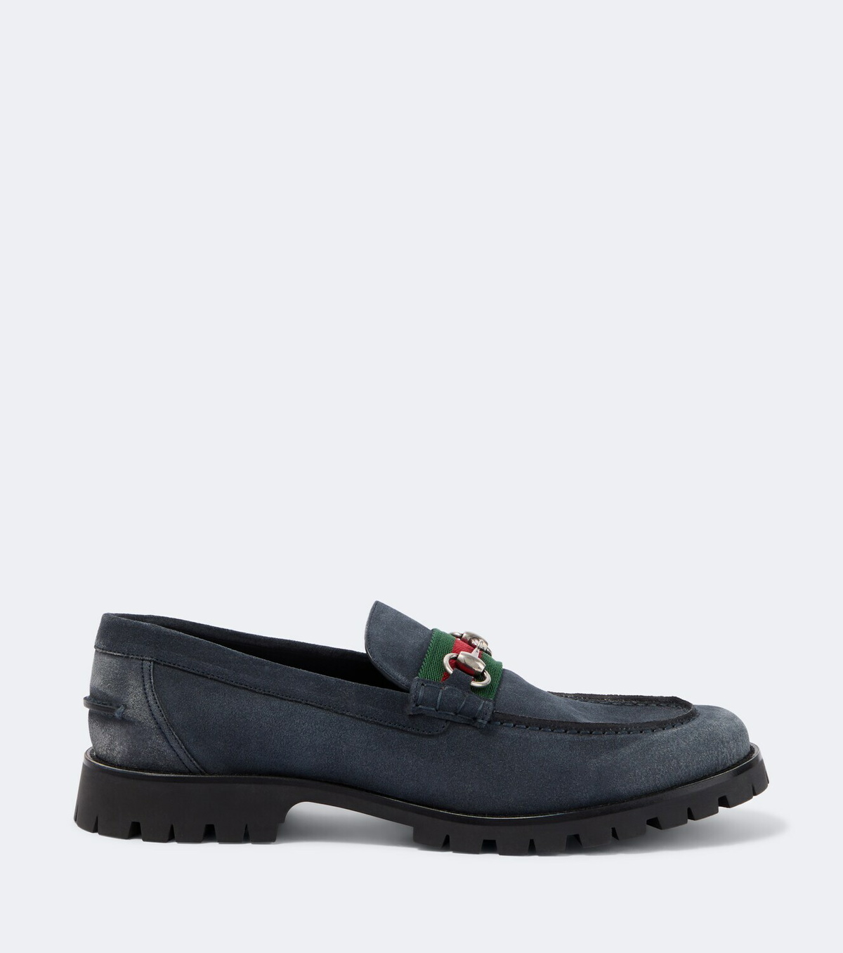 Gucci Horsebit suede loafers