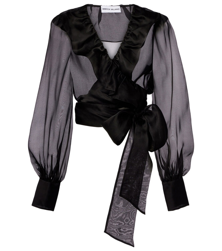 Photo: Rebecca Vallance Anjou sheer silk organza blouse