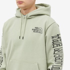 The North Face Men's Printed Heavyweight Pullover Hoody in Tea Green