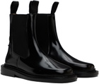 Toga Virilis Black Side Gore Chelsea Boots
