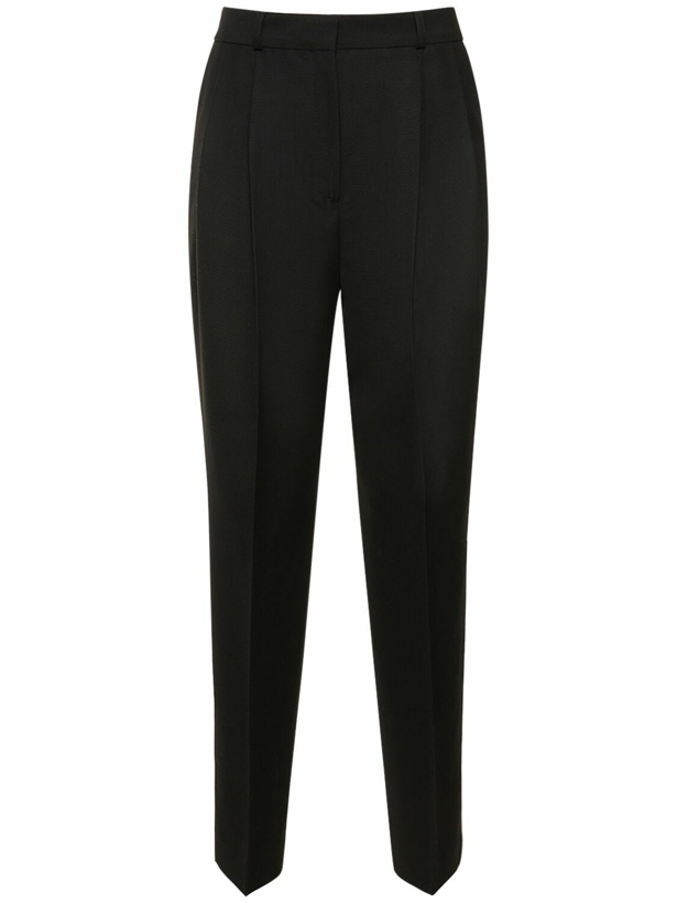 Photo: TOTEME - Double-pleated Tailored Wool Blend Pants