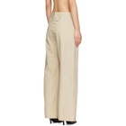 Calvin Klein Collection Beige Gemma Trousers